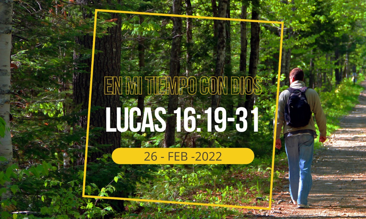 En mi tiempo con Dios de hoy. Lucas 16: 19-31