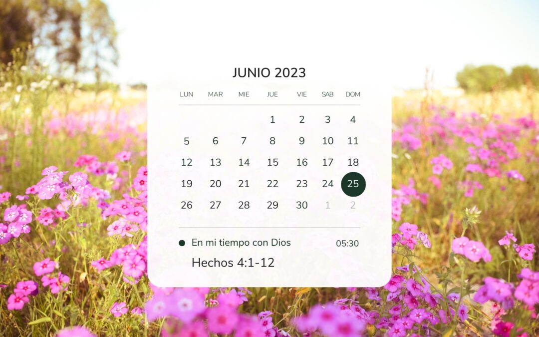 En mi tiempo con Dios de hoy. Hechos 4: 1-12